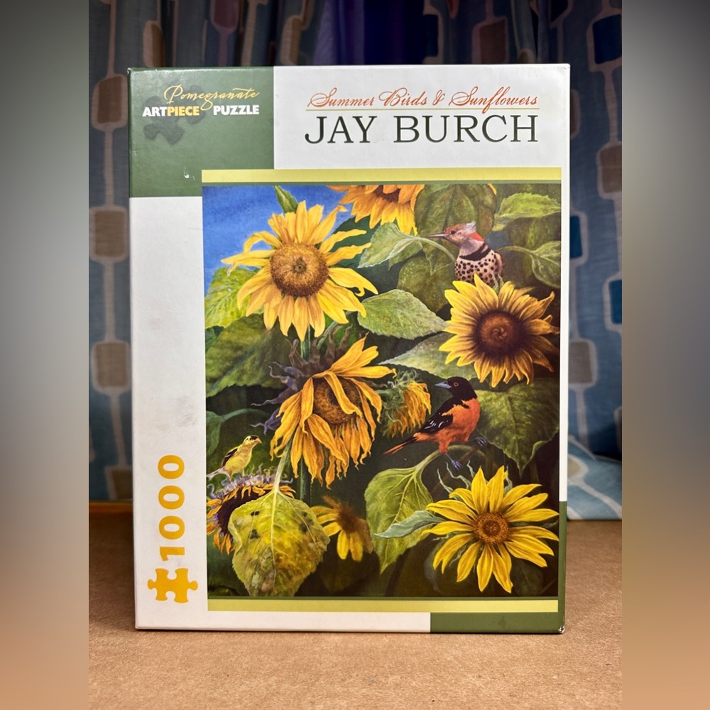 Pomegranate Summer Birds & Sunflowers puzzle 1000 piece